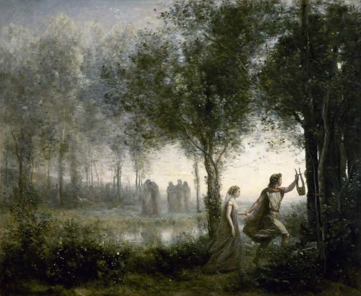 Camille Corot, 1861;  Óleo sobre lienzo, 112.3 × 137.1 cm. Museum of Fine Arts, Houston