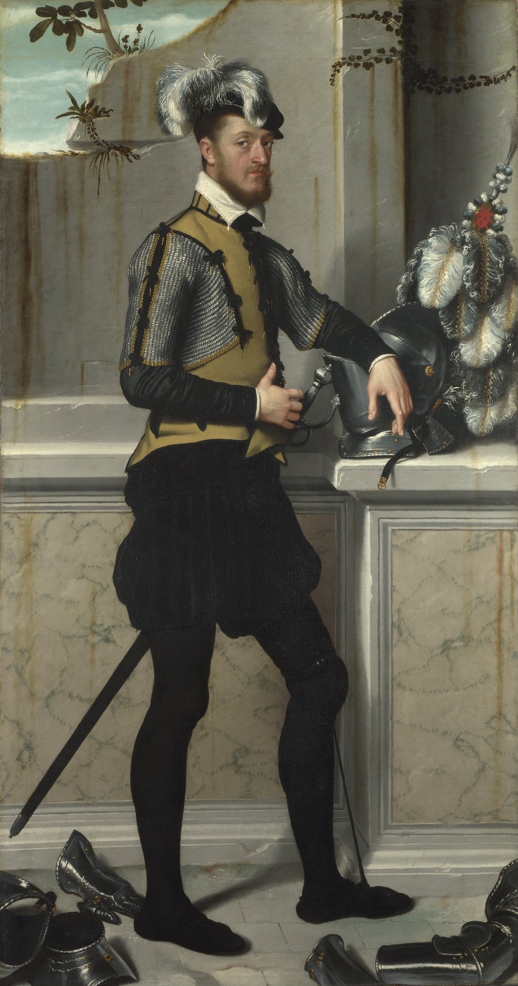 Giovanni_Battista_Moroni_-_A_Knight_with_his_Jousting_Helmet_-_Google_Art_Project