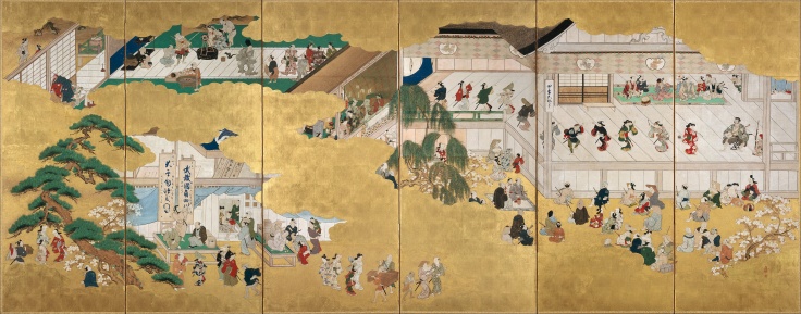 Hishikawa_Moronobu_-_Scenes_from_the_Nakamura_Kabuki_Theater_-_Google_Art_Project